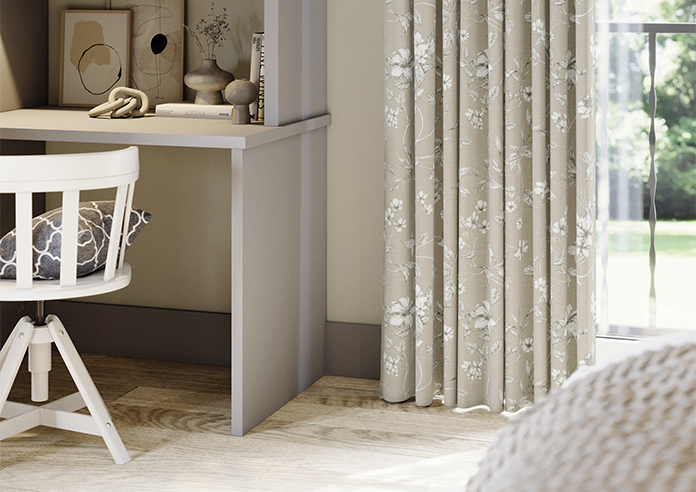 Etched Vine, Sandstone - Made to Measure Curtains - Image 5